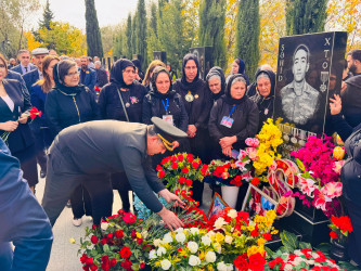 Şirvanda Vətən müharibəsi şəhidi Şəmsəddin Vəliyevin xatirəsi anılıb.