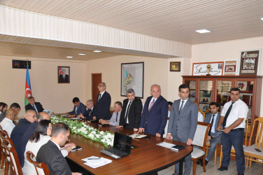 Şirvan Şəhər İcra Hakimiyyətinin başçısı İlqar Abbasov vətəndaş qəbulu keçirib.