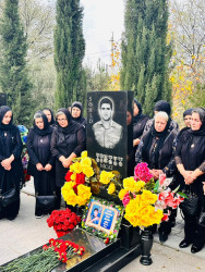 Şirvanda şəhidlərin anım günləri qeyd edilib.