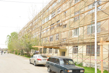 Şirvanda “Şəhərsalma və Memarlıq İli” çərçivəsində görülən abadlıq işləri davam etdirilir.