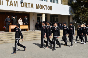 Orta ümumtəhsil məktəblərinin VIII-X sinif şagirdləri arasında “Şahin” hərbi-idman oyunlarının şəhər birinciliyi keçirilib.