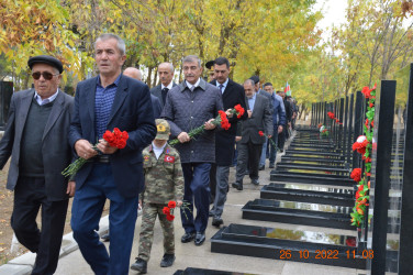 Şirvanda Vətən müharibəsinin şəhidi Məmmədov Röyal Misil oğlunun anım günü qeyd olunub.