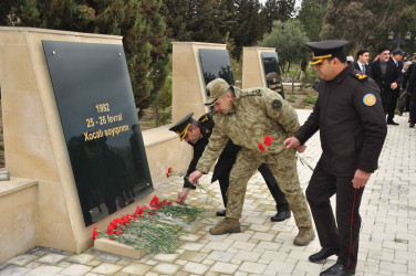 Şirvanda Xocalı soyqırımının qurbanları yad edilib.