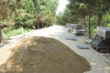 Şirvanda “Şəhərsalma və Memarlıq İli” çərçivəsində görülən abadlıq işləri davam etdirilir.