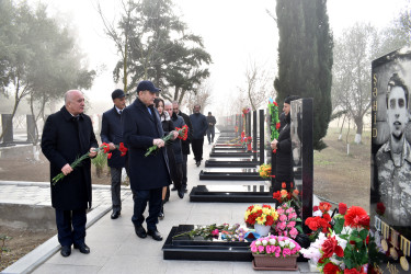 Şirvanda Vətən müharibəsinin şəhidi Elçin Əliqardaş oğlu Əliyevin doğum günü qeyd edilib.