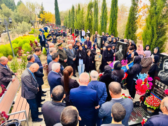 Şirvanda Vətən müharibəsi şəhidi Kamran Fərəcovun xatirəsi anılıb.