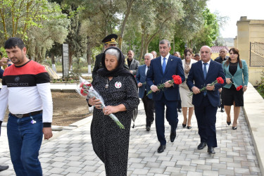 2016-cı ilin Aprel döyüşlərində şəhidlik zirvəsinə ucalan Ərəbli Rahil Rafiq oğlunun doğum günü qeyd edilib.