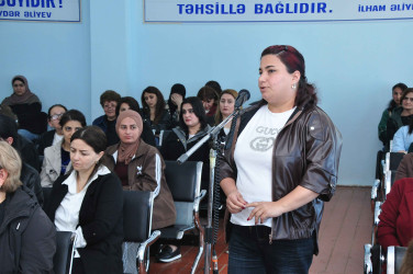 Şəhər İcra Hakimiyyətinin başçısı İlqar Abbasov növbəti səyyar görüş keçirib.