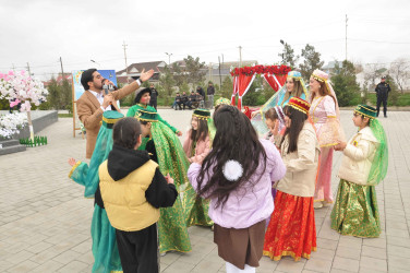 Şirvanda Novruz bayramı münasibətilə ümumşəhər tədbiri keçirilib.