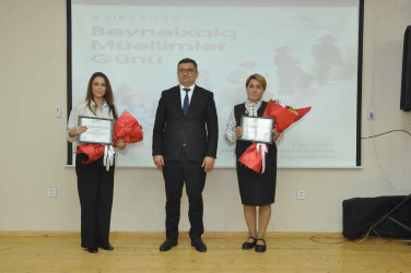5 oktyabr – Beynəlxalq Müəllimlər Günü Şirvan şəhərində qeyd edilib.