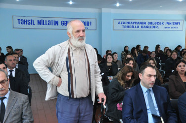 Şəhər İcra Hakimiyyətinin başçısı İlqar Abbasov növbəti səyyar görüş keçirib.