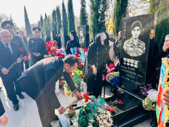 Şirvanda Vətən müharibəsi şəhidi Ramil Əliyevin xatirəsi anılıb.