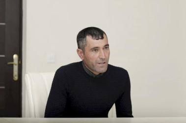 Nazir Sahil Babayev Şirvan şəhərində vətəndaşları qəbul edib