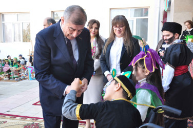 Şəhər İcra Hakimiyyətinin başçısı İlqar Abbasov od çərşənbəsi münasibətilə təşkil olunan tədbirdə iştirak edib.