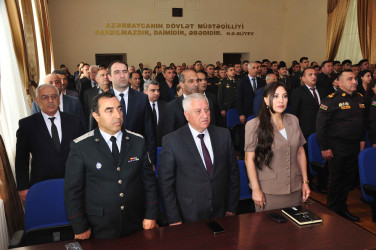 Şirvanda Ümummilli lider, Ulu Öndər Heydər Əliyevin anadan olmasının 103 illiyinə həsr olunmuş tədbir keçirilib.