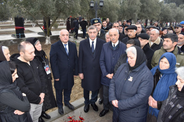 Şirvan şəhərində baş leytenant Fuad Bağırovun xatirəsi yad edilib.