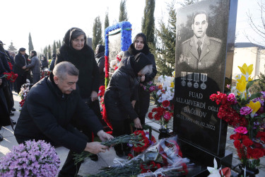 Şirvanda şəhid baş leytenant Fuad Bağırovun anım günü qeyd edilib.