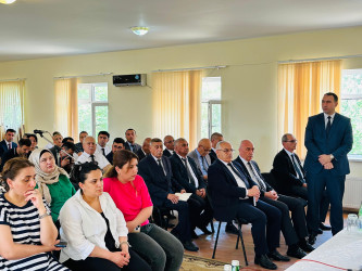 Şirvan Şəhər İcra Hakimiyyətinin başçısı İlqar Abbasov növbəti səyyar görüş keçirib.