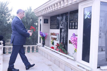 Vətən müharibəsi şəhidi Amal Alışanlının anım günü qeyd edilib.