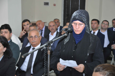 Şirvanda sakinlərlə növbəti səyyar görüş keçirilib