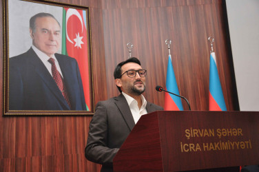 Şirvanda ötən ilin yekunları ilə bağlı hesabat yığıncağı keçirilib.