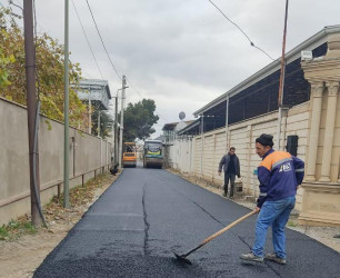 Şirvanda növbəti 4 küçədə asfaltlanma işləri başa çatdırılıb.