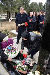 Şirvanda Vətən müharibəsinin şəhidi Ramil Vüqarəddin oğlu Əliyevin doğum  günü qeyd edilib.