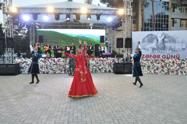 Şirvanda  8 Noyabr — Zəfər Gününə həsr olunmuş konsert təşkil edilib.