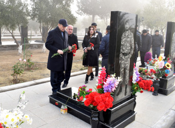 Şirvanda Vətən müharibəsinin şəhidi Elçin Əliqardaş oğlu Əliyevin doğum günü qeyd edilib.