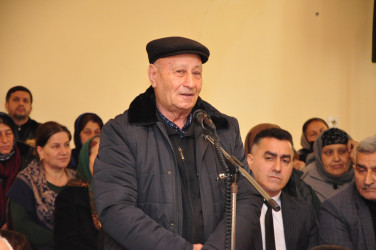 Şəhər İcra Hakimiyyətinin başçısı İlqar Abbasov növbəti səyyar görüş keçirib.