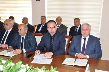 Şirvan Səhər İcra Hakimiyyətinin başçısı İlqar Abbasov vətəndaş qəbulu keçirib.
