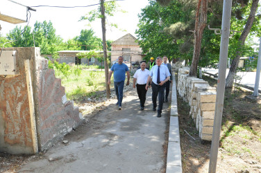 Şirvanda “Şəhərsalma və Memarlıq İli” çərçivəsində görülən abadlıq işləri davam etdirilir.
