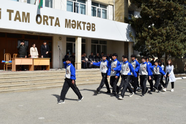 Orta ümumtəhsil məktəblərinin VIII-X sinif şagirdləri arasında “Şahin” hərbi-idman oyunlarının şəhər birinciliyi keçirilib.