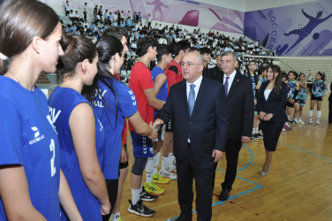 Şirvanda yeniyetmə voleybolçularla görüş keçirilib.