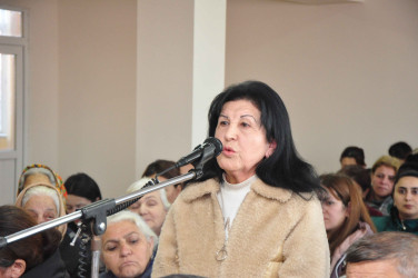 Şəhər İcra Hakimiyyətinin başçısı İlqar Abbasov növbəti səyyar görüş keçirib.