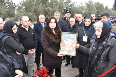 Şirvan şəhərində baş leytenant Fuad Bağırovun xatirəsi yad edilib.