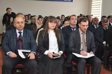 Şəhər İcra Hakimiyyətinin başçısı İlqar Abbasov növbəti səyyar görüş keçirib.