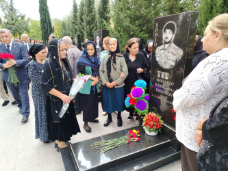 Şirvanda şəhid Məharət Həsənovun xatirəsi anılıb.
