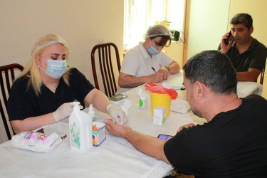 Şirvanda Aşura günü ilə əlaqədar qanvermə aksiyası keçirilib.