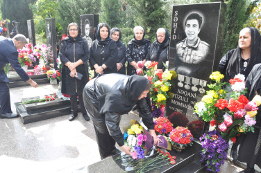 Vətən müharibəsi şəhidi Xəqani Məmmədovun xatirəsi anılıb.