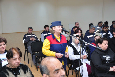 Şəhər İcra Hakimiyyətinin başçısı İlqar Abbasov növbəti səyyar görüş keçirib.