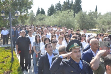 Şirvan şəhərində 27 Sentyabr – Anım Gününə həsr olunmuş tədbir keçirilib.