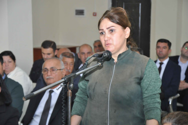 Şirvanda sakinlərlə növbəti səyyar görüş keçirilib