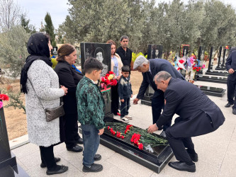 Şirvanda Vətən müharibəsi şəhidi Yusif Cəfərovun xatirəsi anılıb.