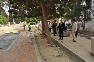 Şirvanda “Şəhərsalma və Memarlıq İli” çərçivəsində görülən abadlıq işləri davam etdirilir.