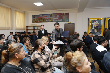 Şirvanda növbəti maarifləndirmə tədbiri keçirilib.