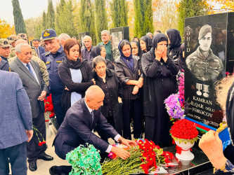 Şirvanda Vətən müharibəsi şəhidi Kamran Fərəcovun xatirəsi anılıb.