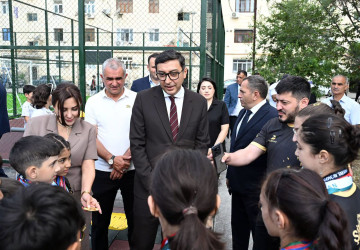 Şirvanda yeni idman zonası istifadəyə verilib.