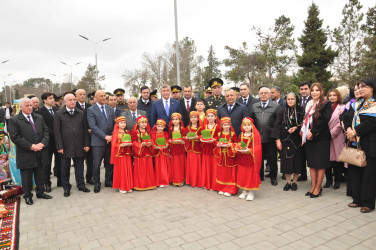 Şirvanda Novruz bayramı münasibətilə ümumşəhər tədbiri keçirilib.