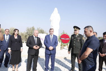 Vətən müharibəsi şəhidi Amal Alışanlının anım günü qeyd edilib.